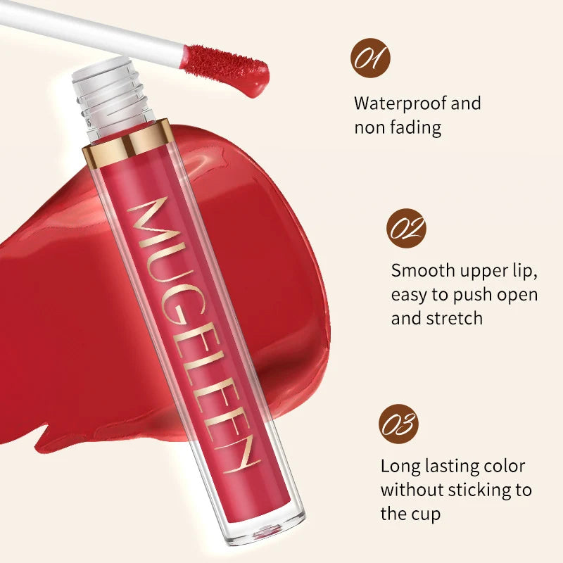 CALLCALL LING Transfer-Proof Velvet Matte Liquid Lipstick Set - 6-Piece Set , Long-Lasting Non-Smudge