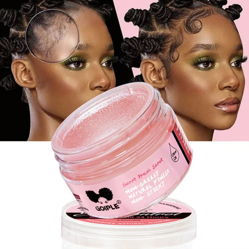 80G Extra Hold Edge Control Gel for Wig 4C Hair 24 Hour Long Lasting Control Gel No-Greasy Edge Smoothing Break Hair Styling Wax