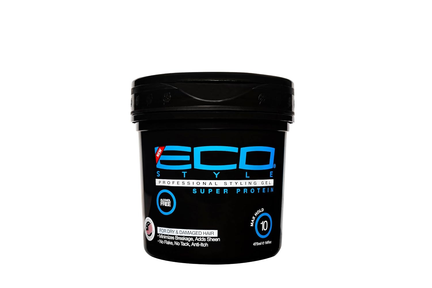 Styling Gel Super Protein, Black, 16 Ounce