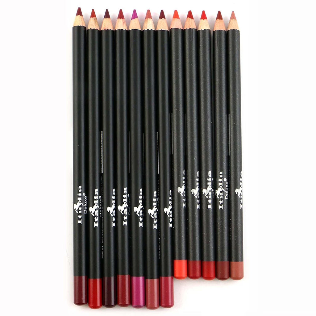 12Pc  Ultra Fine Lip Liner Set of 12 Color