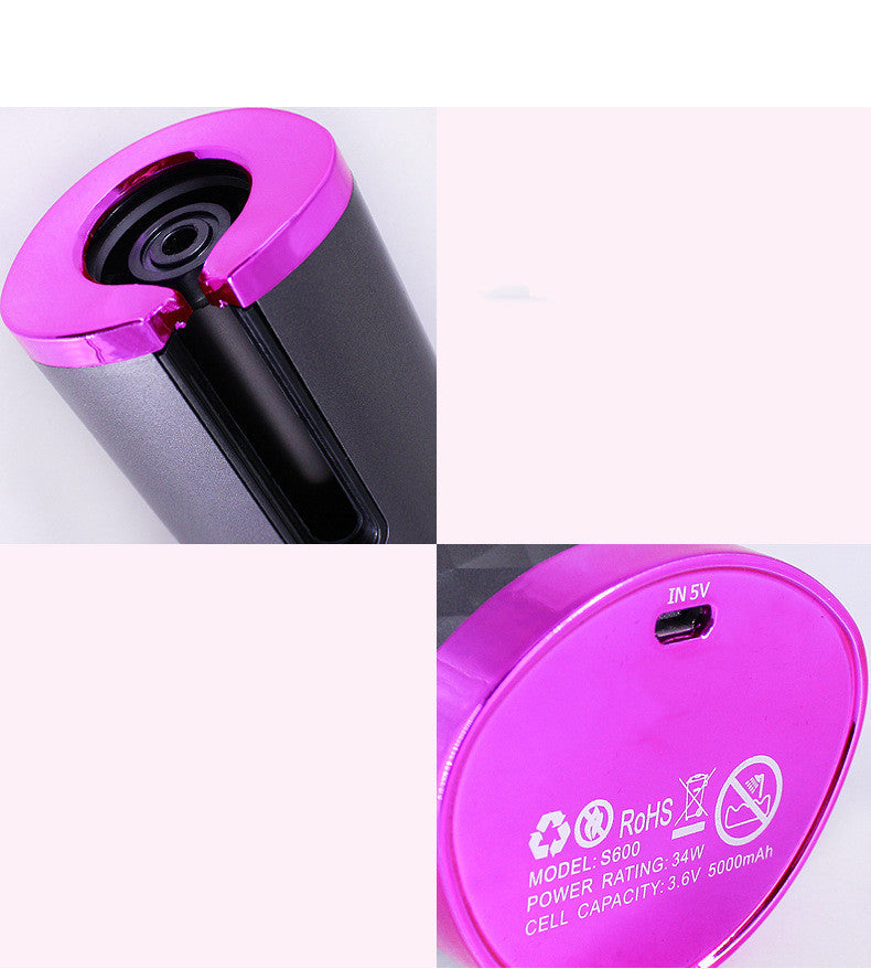 Rechargeable Automatic Hair Curler – LCD Ceramic