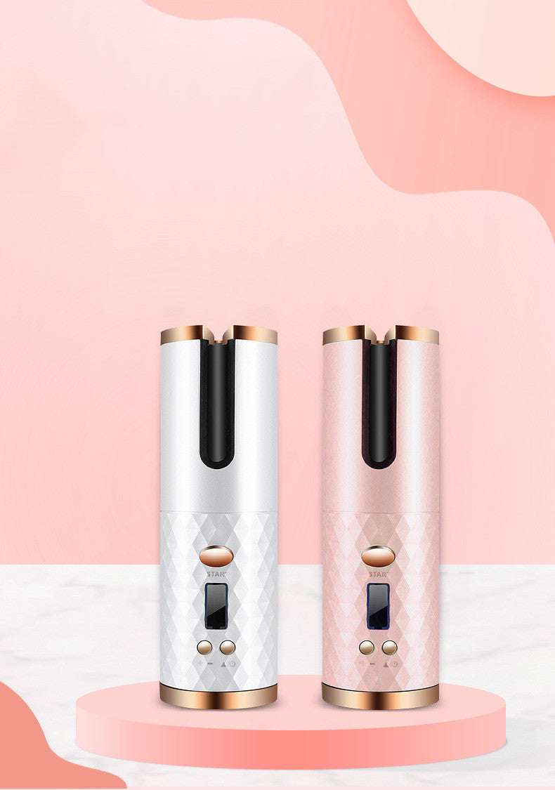 Rechargeable Automatic Hair Curler – LCD Ceramic