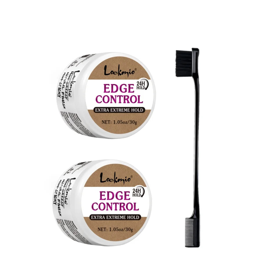 30G Baby Bangs Styling Gel Hair Pomade Edge Control Wax for Wigs Women 24 Hour Long Lasting Edges Control Hair Wax Cream