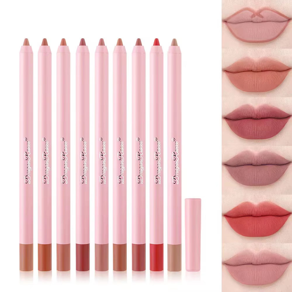 12 Colors Lip Liner Velvet Matte Lipsticks Waterproof Long Lasting Lip Liner Cosmetics Lip Makeup Lip Liner Pencil