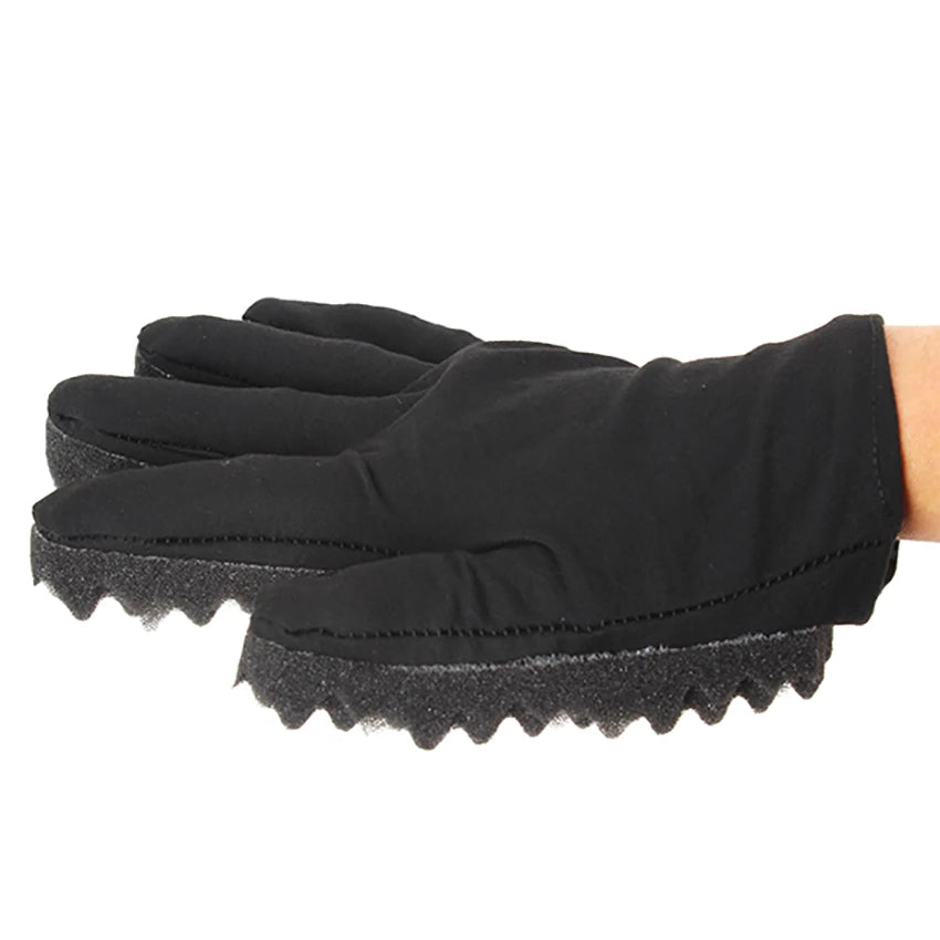 Barber Shop Men Hair Braider Twist Sponge Gloves African Hair Styling Fork Comb Hair Curls Foam for Salon Hairdressing Tools