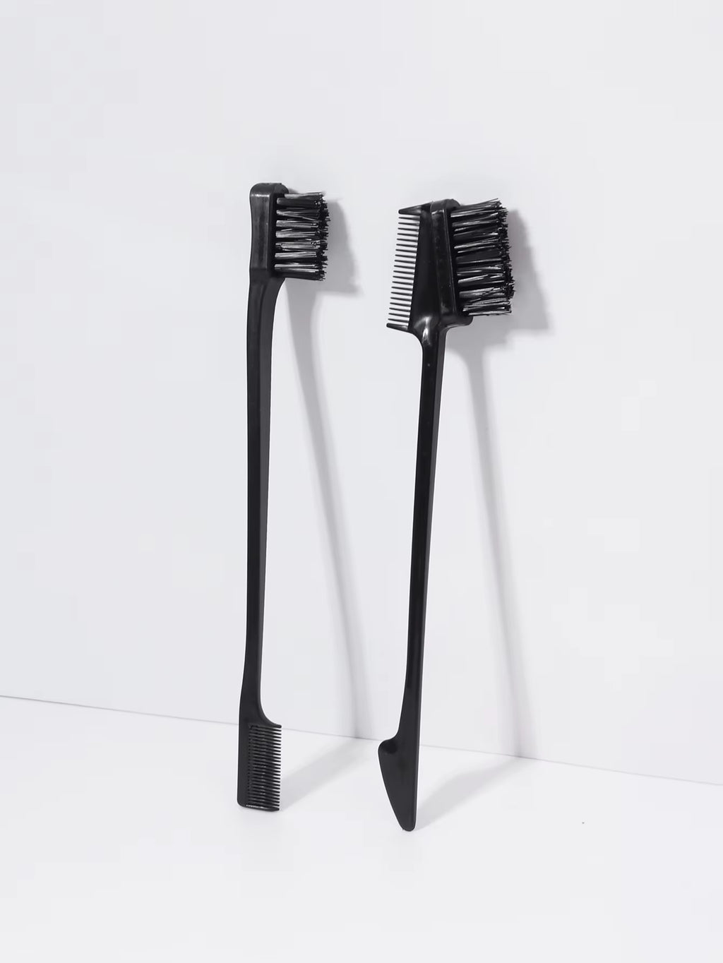 2Pcs Edge Control Brushes, Suitable for Hair Edge and Eyebrow Styling in Women,Special for Real Hair Wigs