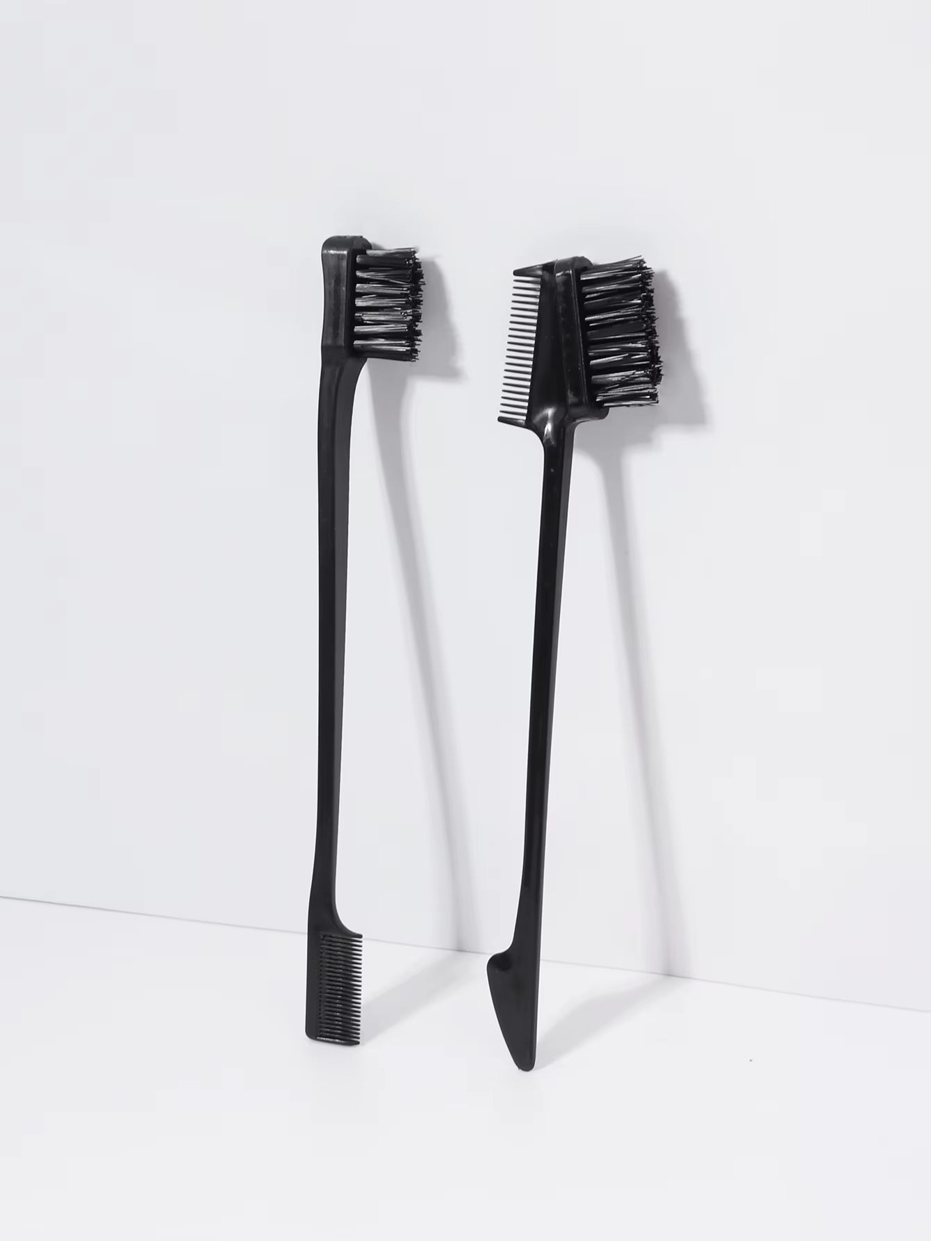 2Pcs Edge Control Brushes, Suitable for Hair Edge and Eyebrow Styling in Women,Special for Real Hair Wigs