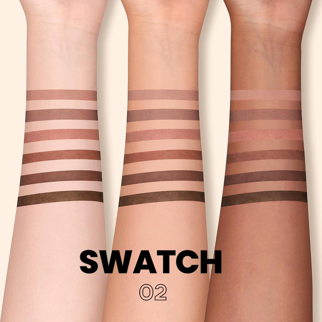 6 Colors Lip Liner Pencil, Nude-Brown Nude Lipliner for Defined Lips