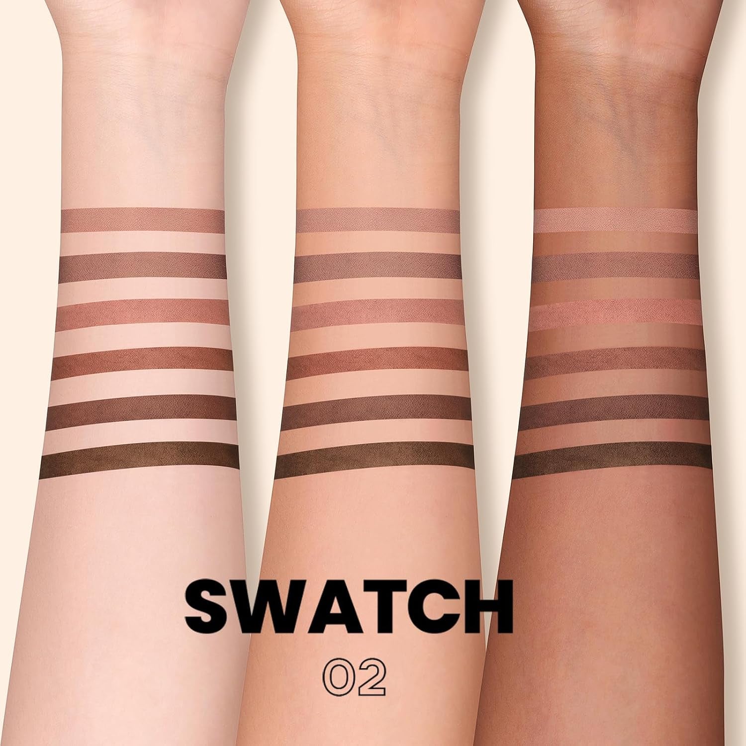 6 Colors Lip Liner Pencil, Nude-Brown Nude Lipliner for Defined Lips