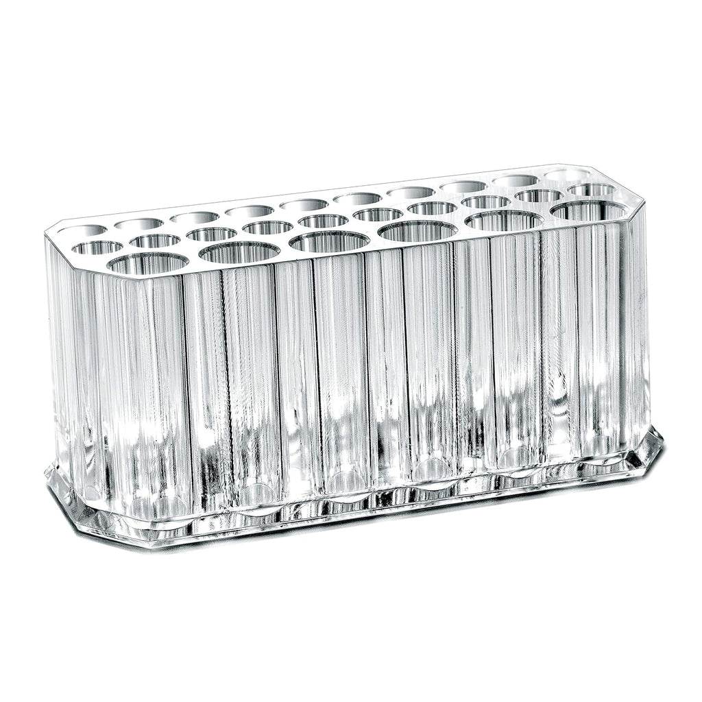 Clear Acrylic Makeup Eyeliner Lip Liner Holder Organizer, 26 Spaces