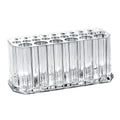 Clear Acrylic Makeup Eyeliner Lip Liner Holder Organizer, 26 Spaces