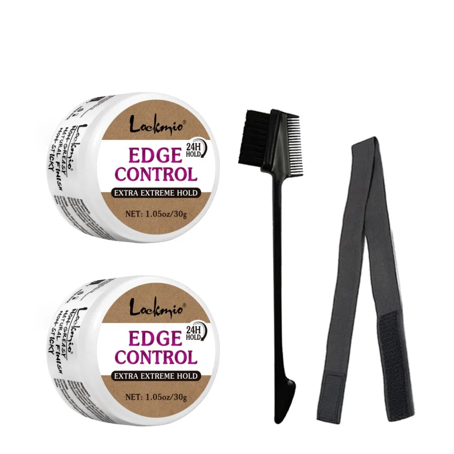 30G Baby Bangs Styling Gel Hair Pomade Edge Control Wax for Wigs Women 24 Hour Long Lasting Edges Control Hair Wax Cream