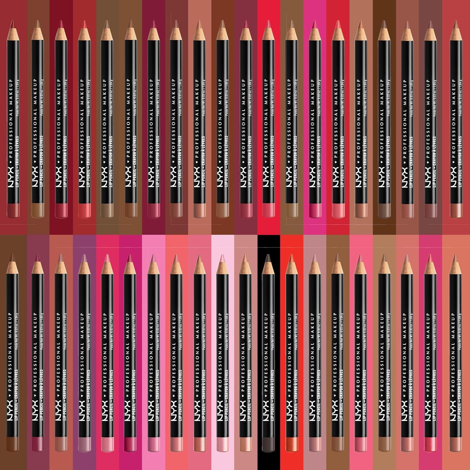 NYX PROFESSIONAL MAKEUP Slim Lip Pencil, Long-Lasting Creamy Lip Liner - Peakaboo Neutral