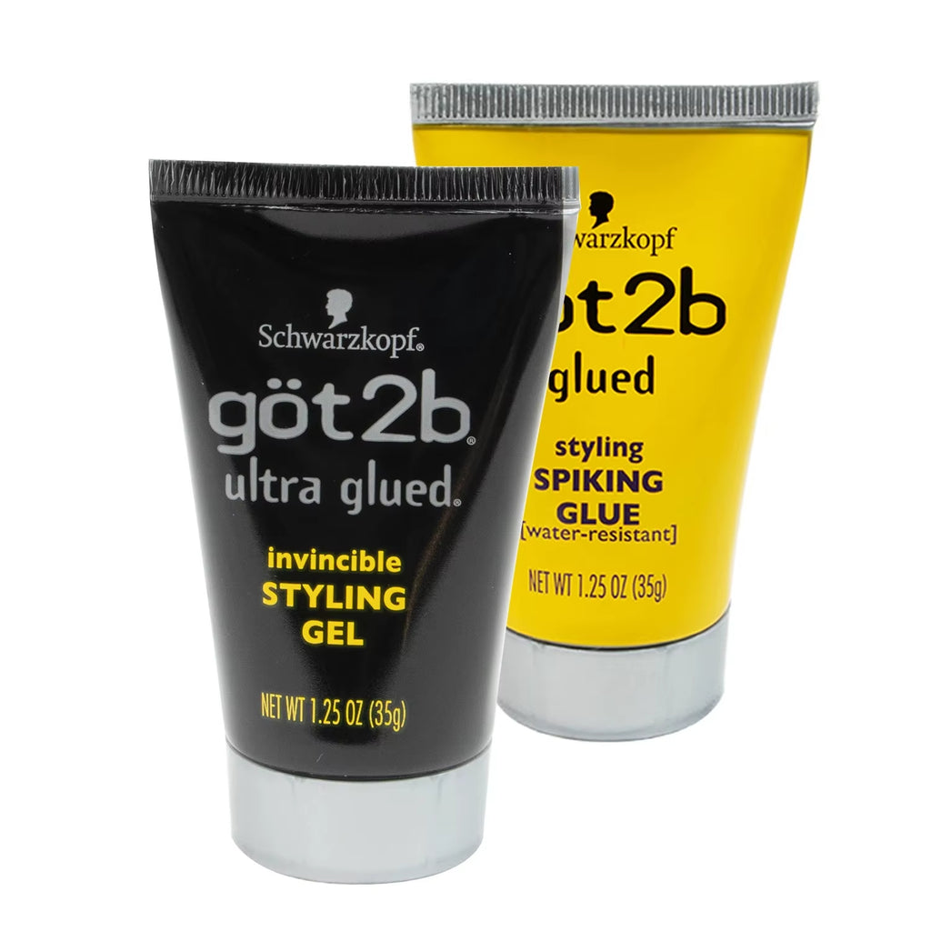 Got2B Glued Invincible Styling Hair Gel Got 2B Ultra Glued Water Resistant Spike Grip Chunk Wig Accessories Strong Hold