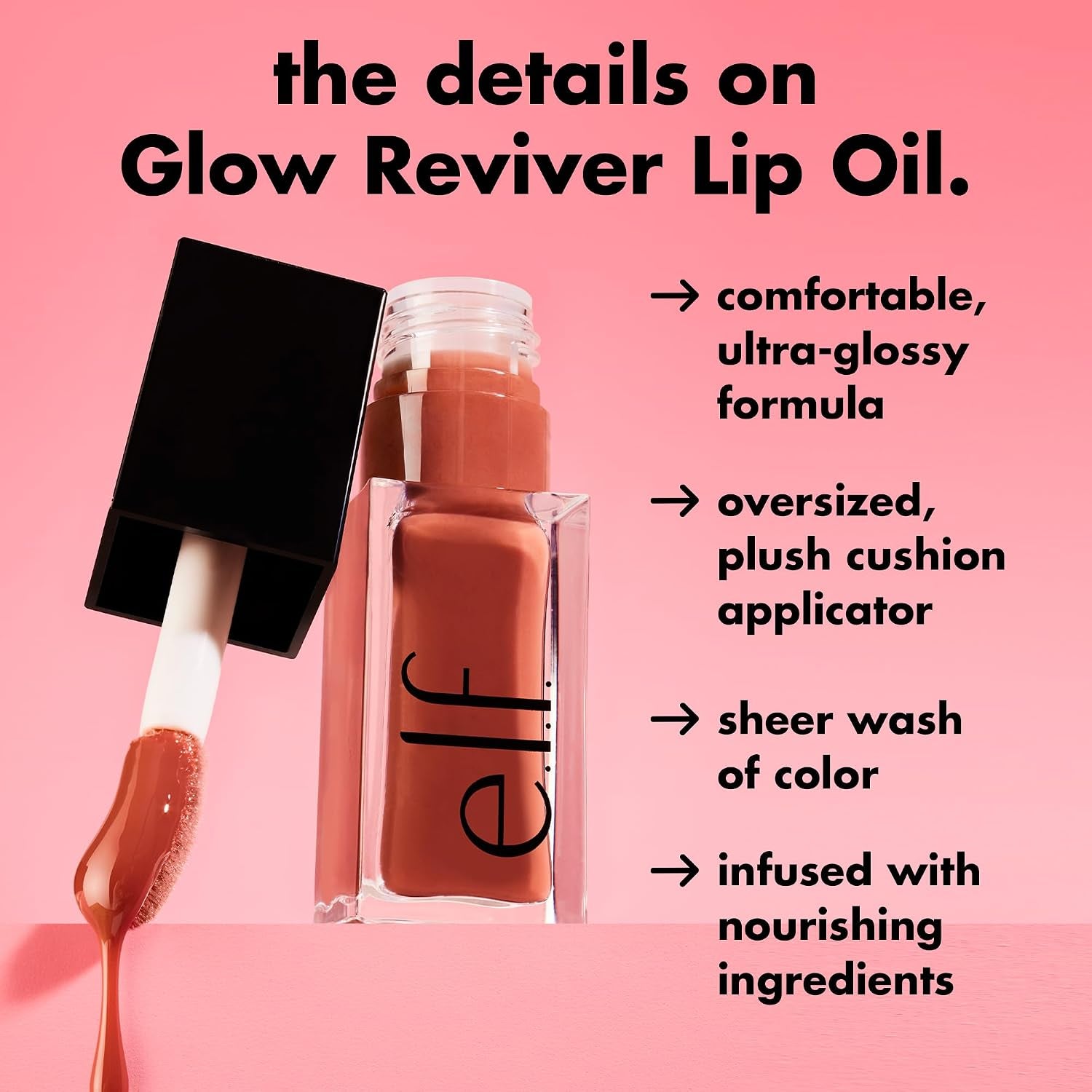 Glow Reviver Lip Oil, Rose Envy