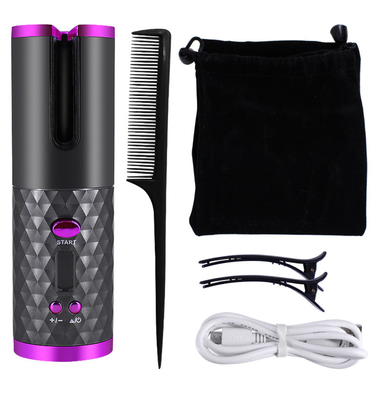 Rechargeable Automatic Hair Curler – LCD Ceramic