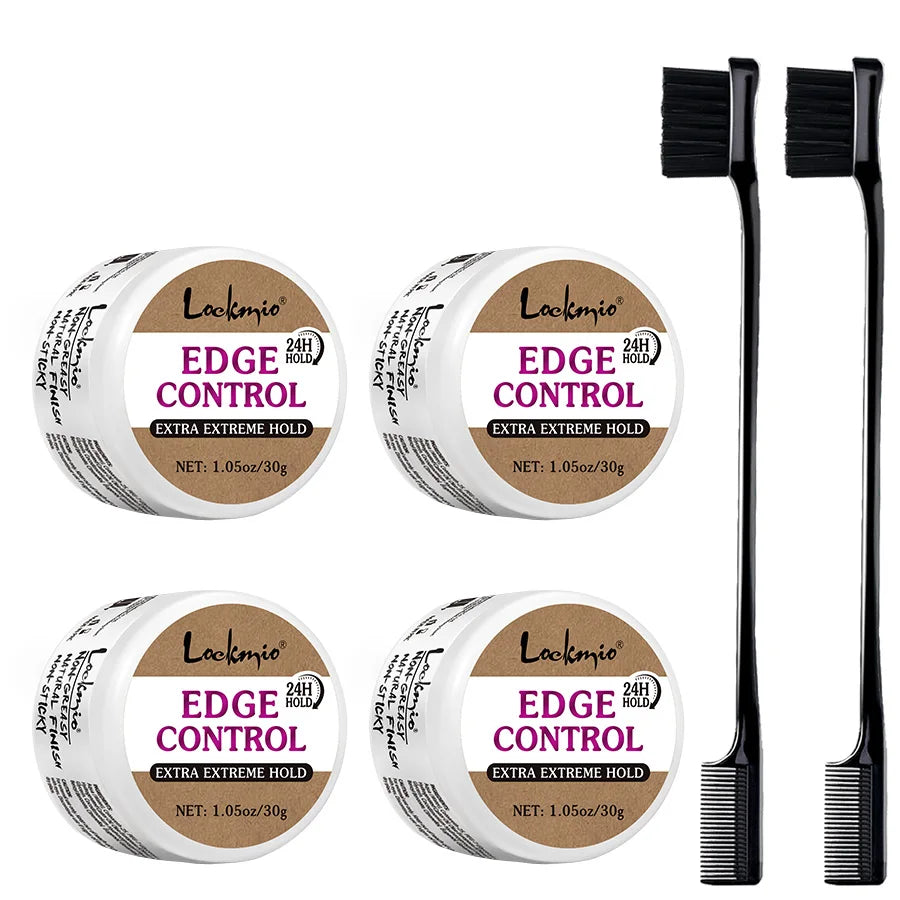 30G Baby Bangs Styling Gel Hair Pomade Edge Control Wax for Wigs Women 24 Hour Long Lasting Edges Control Hair Wax Cream