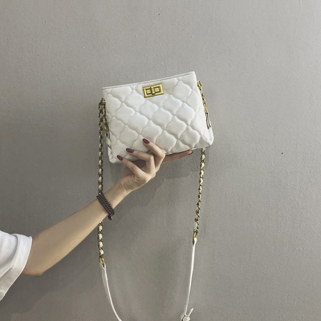 Mini Diamond Chain Crossbody Bag – Versatile Fashion Purse for Women