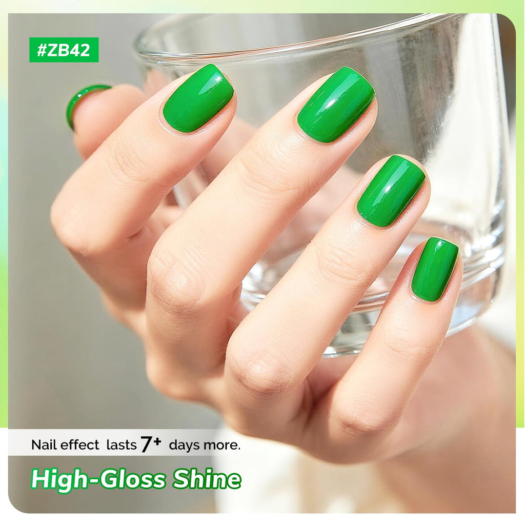 Green Nail Polish 6Pcs Nail Polish Set