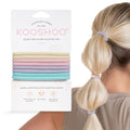 Plastic-free Round Hair Ties – Pastel Blooms 8-pack