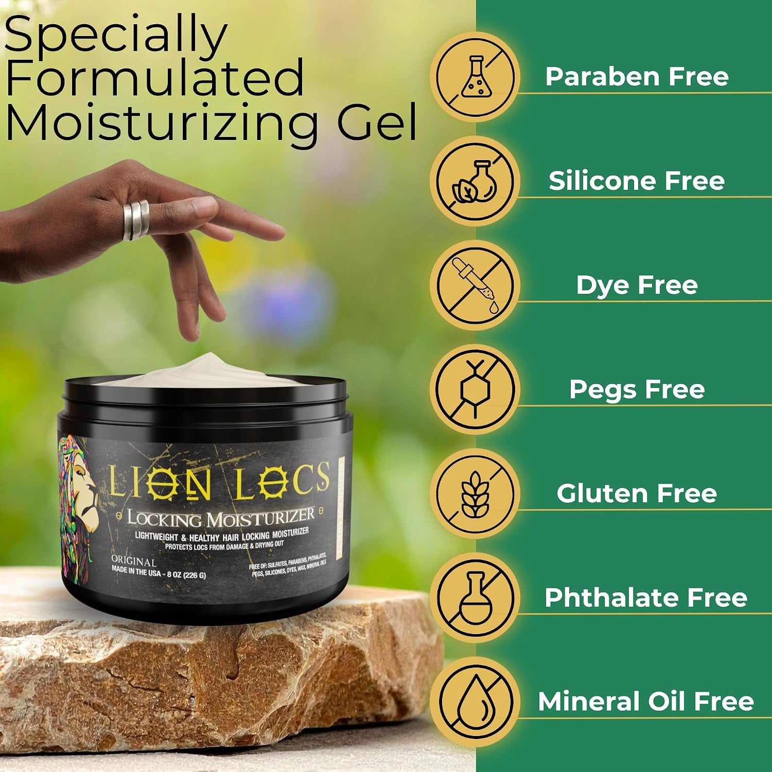 Dreadlock Locking Gel for Retwists, Braids | No Buildup