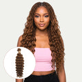 Auburn Deep Wave Bulk Human Braiding Hair