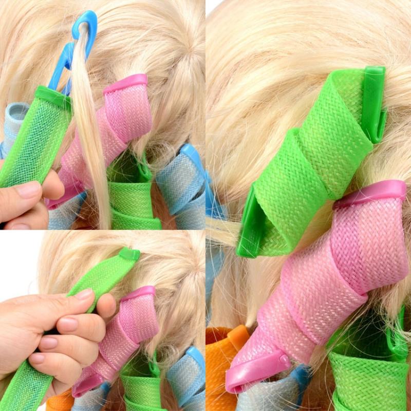 Snail Roll Hair Curlers – 18-Piece Styling Set