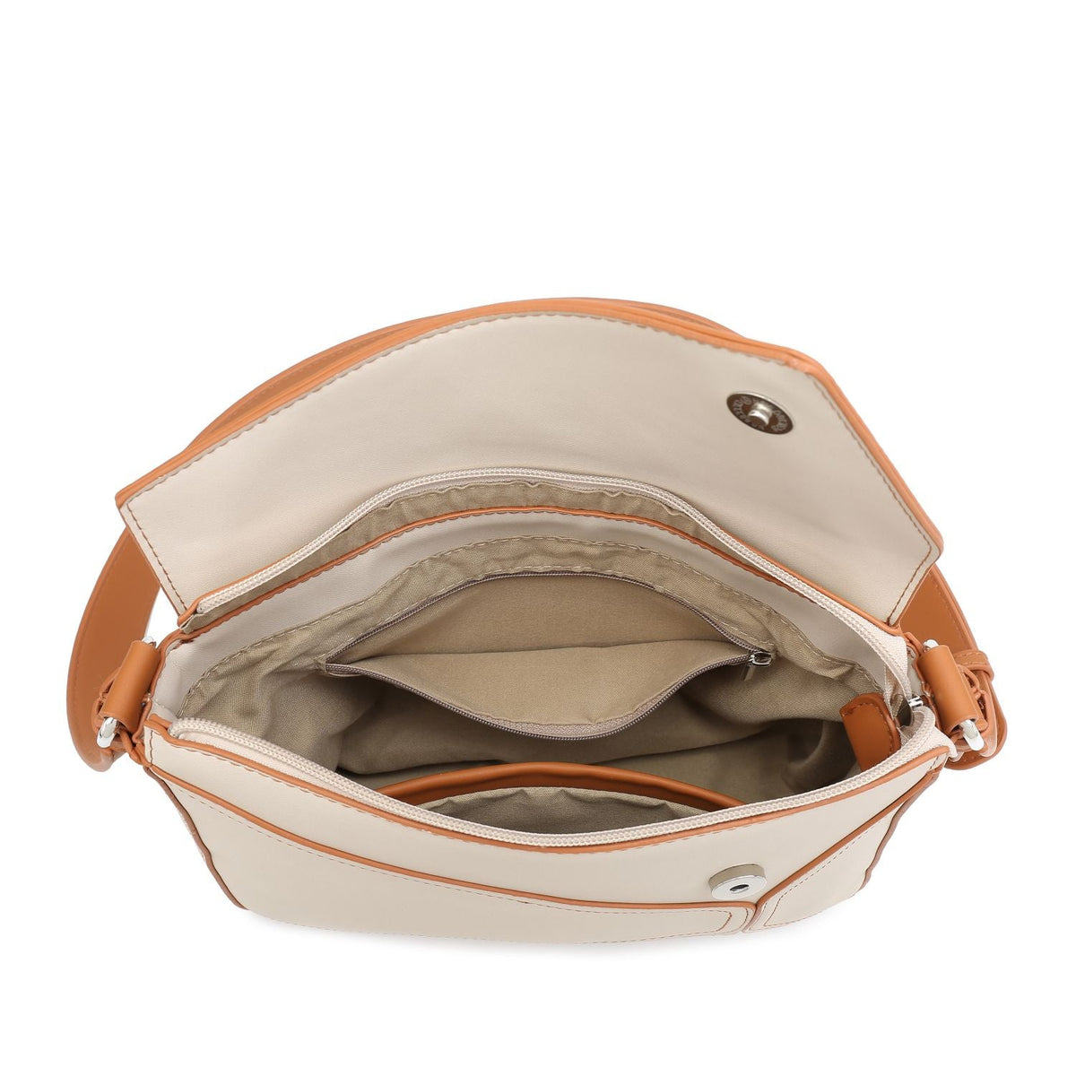 Small Square Patchwork Crossbody Bag – Geometric Flapover Purse for Women