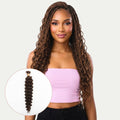 Medium Brown Deep Wave Bulk Human Braiding Hair