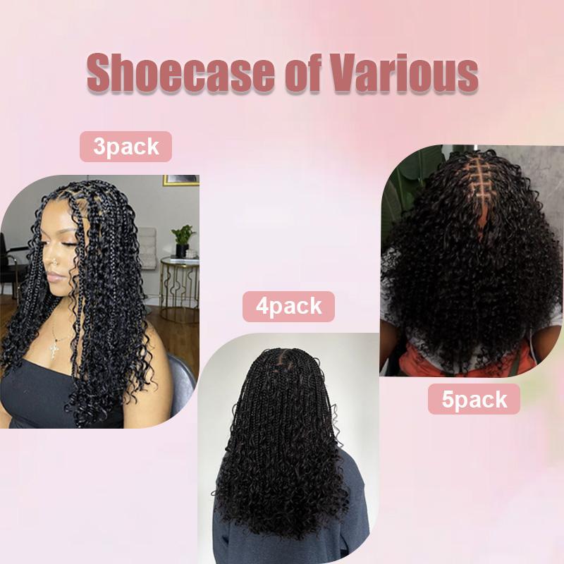 StariaHair Deep Wave Crochet Human Hair Extension