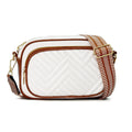 Embroidered Crossbody Bag – Vintage Ribbon Square Purse for Women