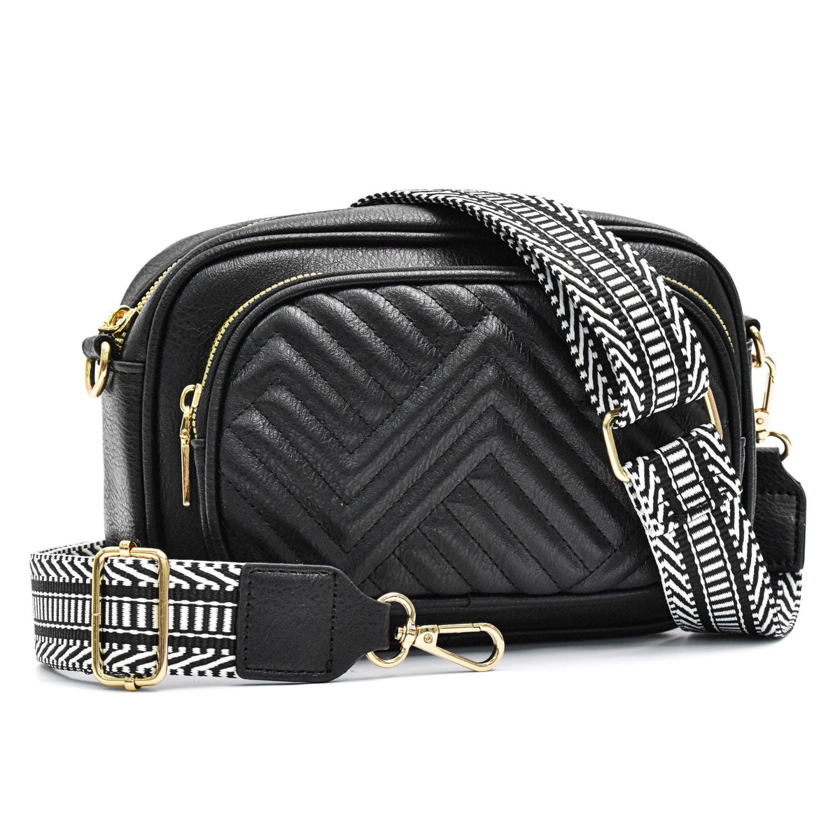 Embroidered Crossbody Bag – Vintage Ribbon Square Purse for Women