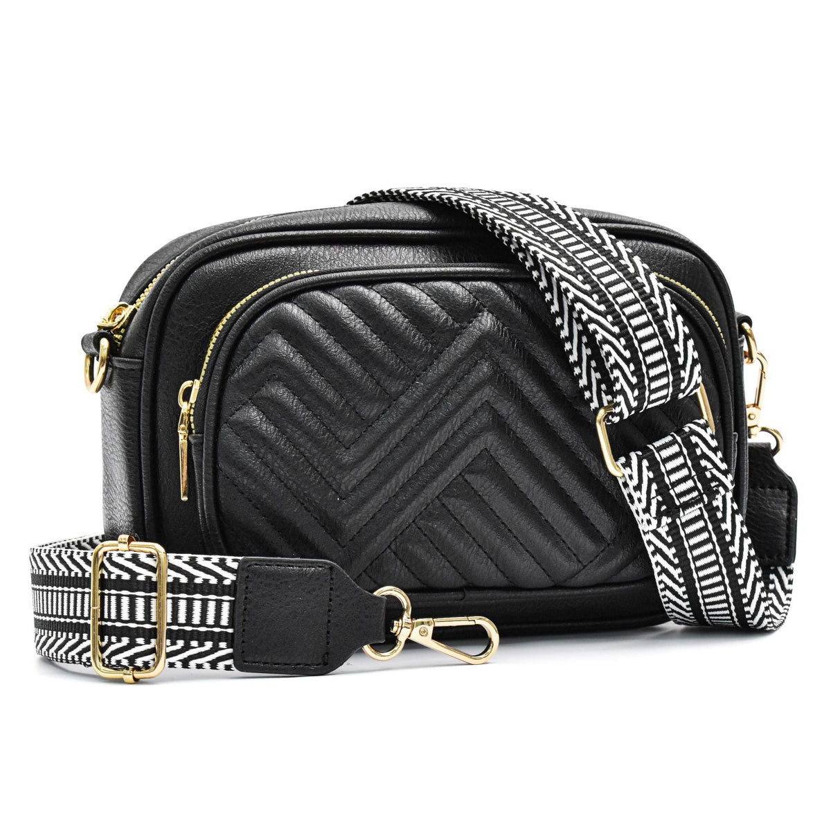 Embroidered Crossbody Bag – Vintage Ribbon Square Purse for Women