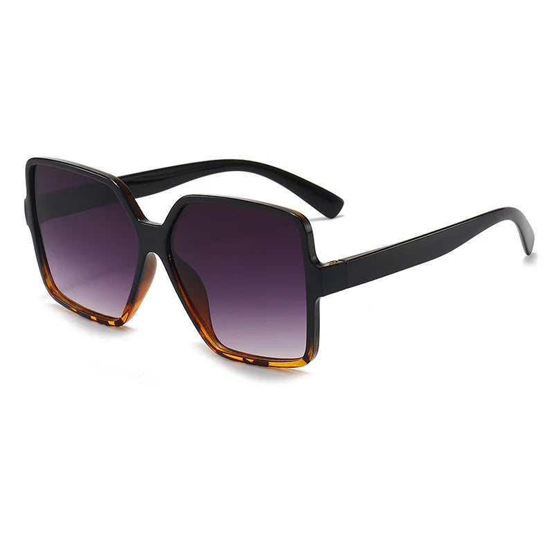 Oversize Square Gradient Sunglasses – UV400 Luxury Shades for Women