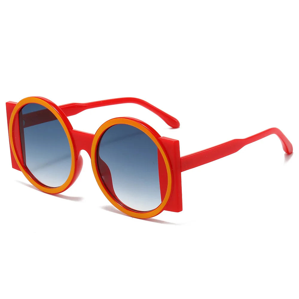 Vintage Round Sunglasses – UV400 Fashion Shades for Women & Men