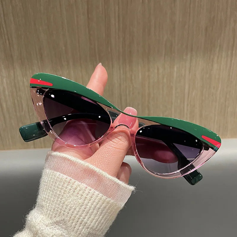 Fashion Cat Eye Sunglasses – Vintage UV400 Shades for Women