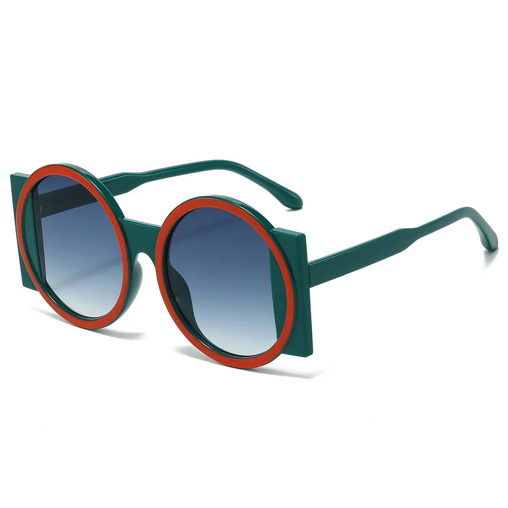 Vintage Round Sunglasses – UV400 Fashion Shades for Women & Men