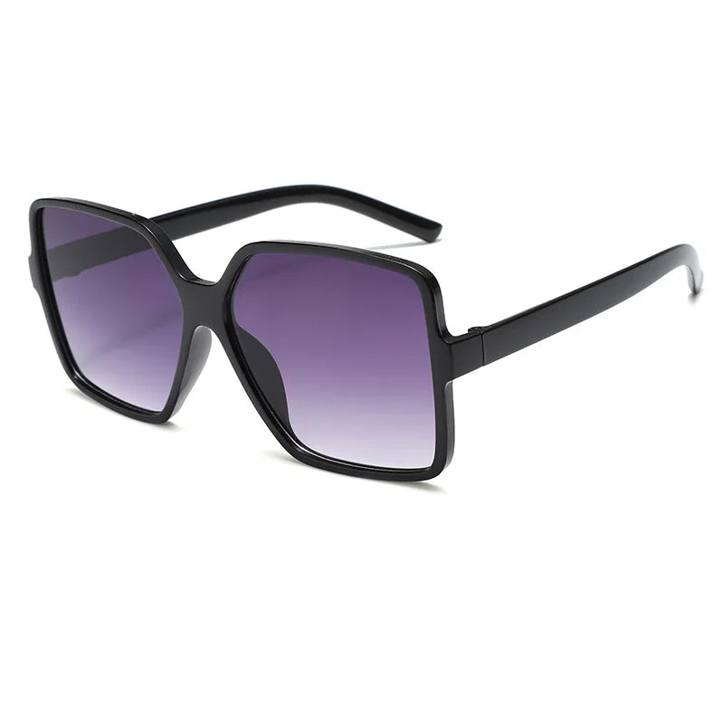 Oversize Square Gradient Sunglasses – UV400 Luxury Shades for Women