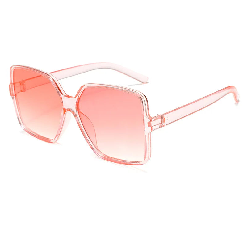 Oversize Square Gradient Sunglasses – UV400 Luxury Shades for Women