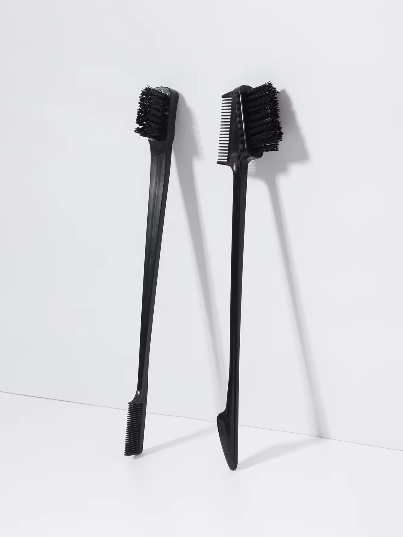 2Pcs Edge Control Brushes, Suitable for Hair Edge and Eyebrow Styling in Women,Special for Real Hair Wigs