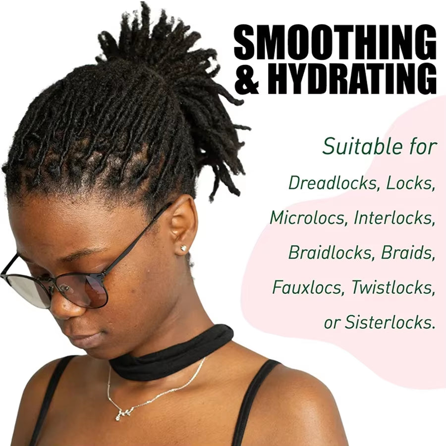 9.5Oz Rose Water Locking Gel Strong Hold Dreadlocks Moisturizer anti Frizz Hair Gel Locks and Twist Braid Conditioner