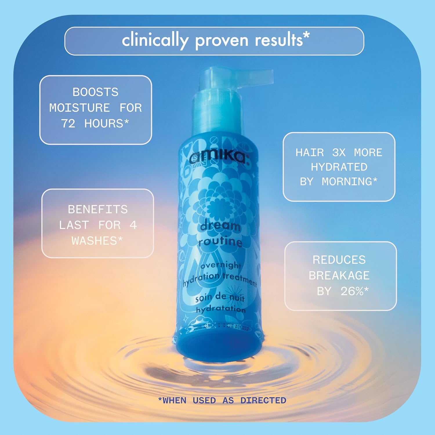 Amika Dream Routine Overnight Hair Mask 100mL