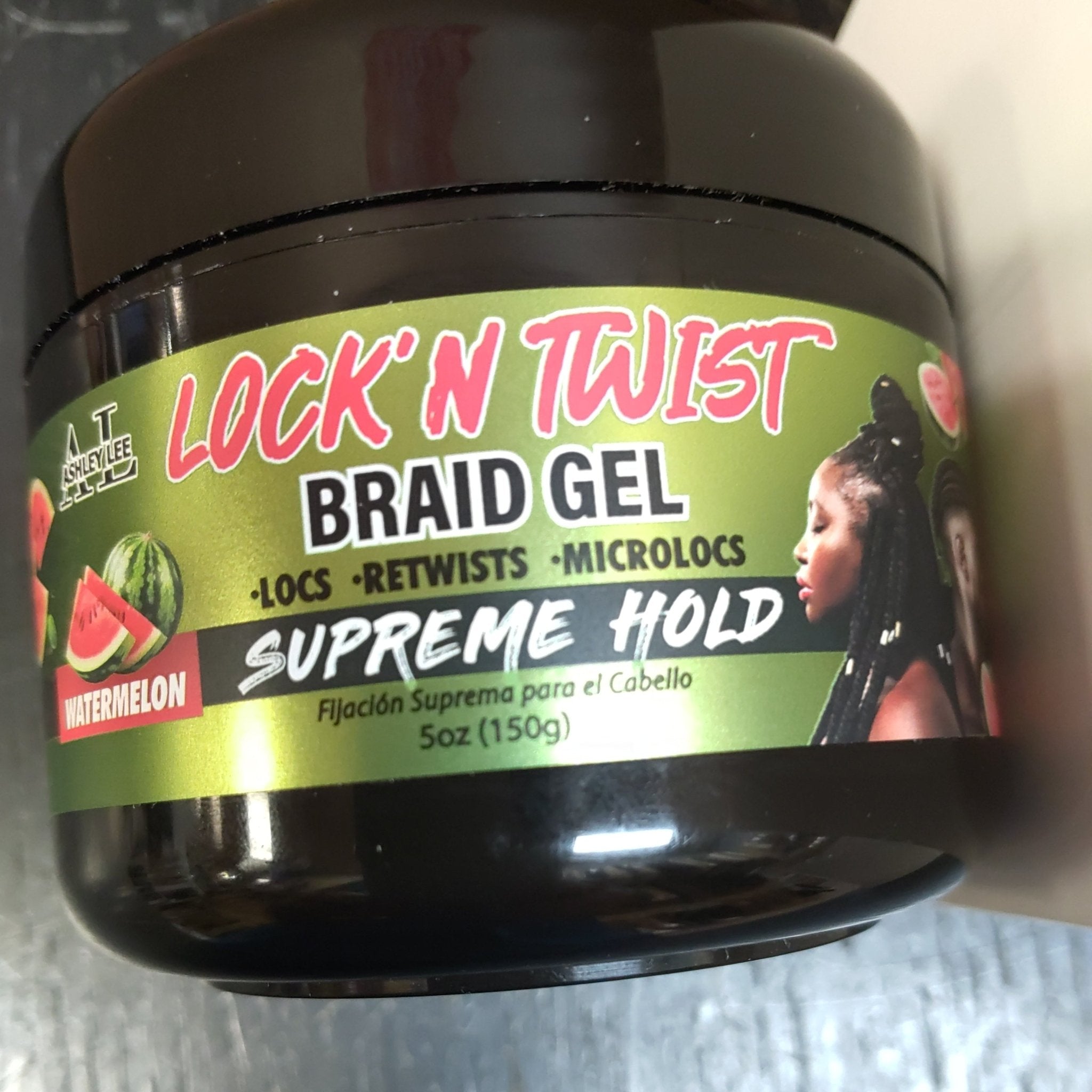 Ashley Lee Lock N' Twist Braid Gel – Watermelon 5oz