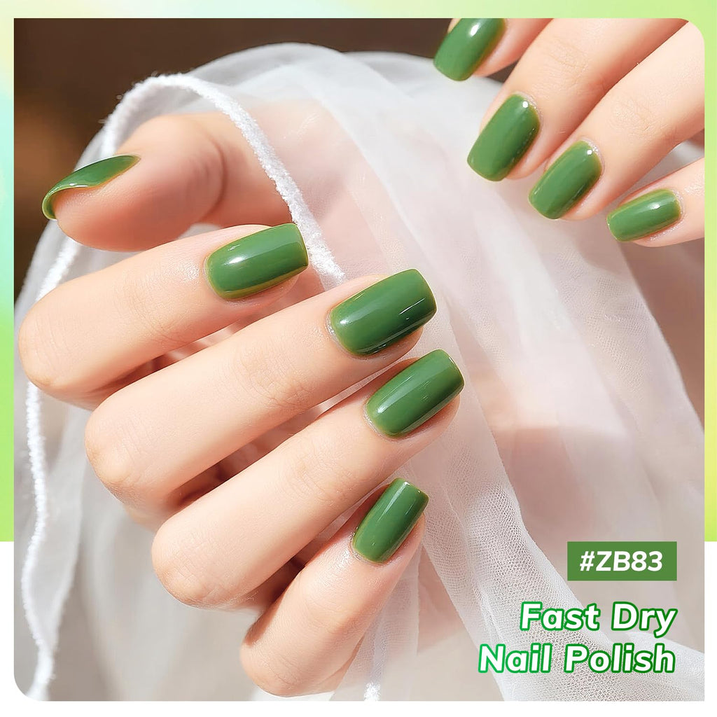 Green Nail Polish 6Pcs Nail Polish Set