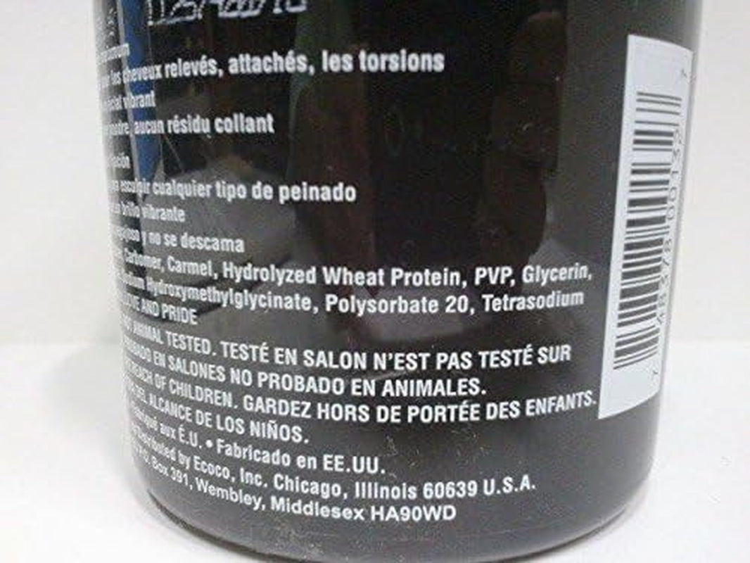 Styling Gel Super Protein, Black, 16 Ounce