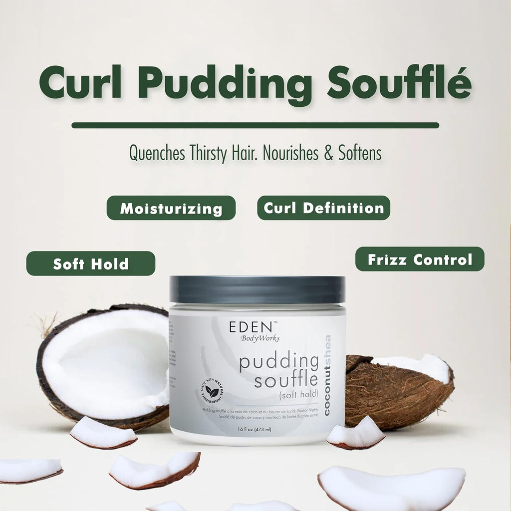 Coconut Shea Pudding Soufflé | Curl Cream | 16Oz