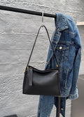 Baidie Genuine Leather Shoulder Bag – Large Capacity Cowhide Commuter Crossbody