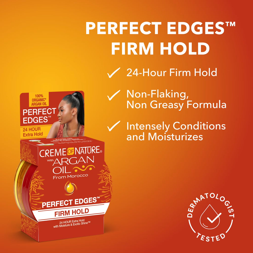 (2 Pack)  Perfect Edges™ Firm Hold Edge Control with Argan Oil, 2.25 Oz