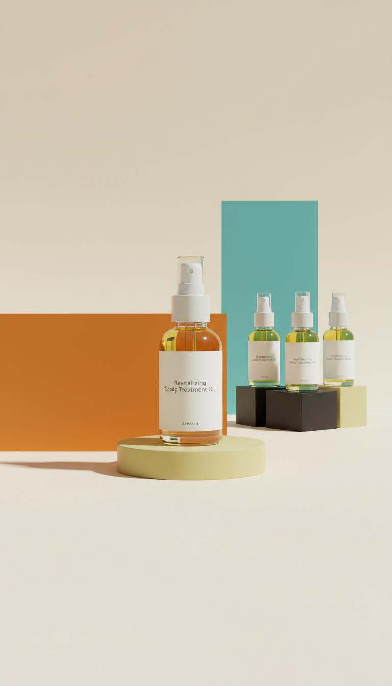 Revitalizing scalp treatment oil