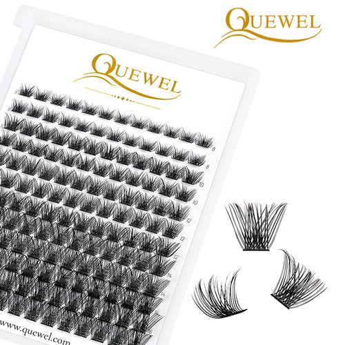 144Pcs DIY Cluster Lashes Segmented False Bundles Eyelashes DIY Individual Clusters Lash Extensions 12Lines C/D Lashes